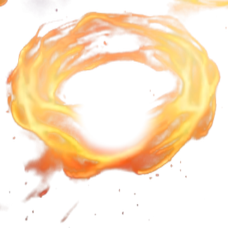 A ring of fire, from the world of Roman's Game