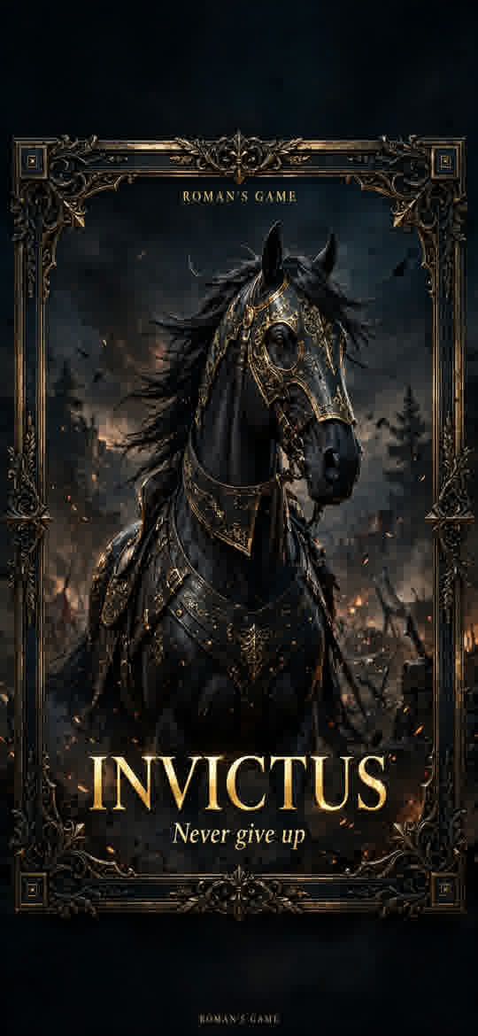 Invictus phone wallpaper